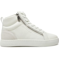 Sneakers Calvin Klein Jeans Classic Cupsole Zip Mid In YM0YM01156 Weiß