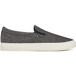Sneakers aus Stoff Tommy Hilfiger Th Hi Vulc Low Slip On Ch FM0FM05390 Grau