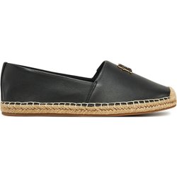 Espadrilles Tommy Hilfiger Th Logo Leather Espadrille FW0FW08540 Schwarz