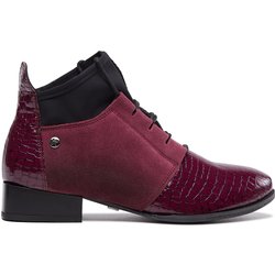 Stiefeletten Maciejka 04744-48/00-7 Dunkelrot