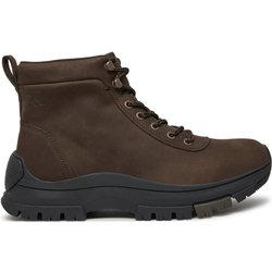 Schnürschuhe Calvin Klein Hybrid Wp Boot Laceup Rebellious YM0YM01077 Braun