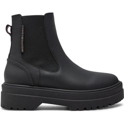 Klassische Stiefeletten Tommy Hilfiger Chelsea FW0FW08162 Schwarz