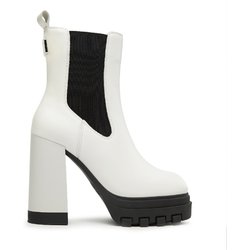 Stiefeletten Tommy Jeans Tjw High Heel Chelsea EN0EN02306 Weiß