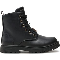 Schnürstiefeletten Tommy Hilfiger Lace-Up Bootie T1A5-33561-1351 S Schwarz