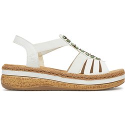 Sandalen Rieker V0920-80 Weiß