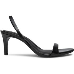 Sandalen Calvin Klein Heel D'Orsay Sandal 70 - Brush L HW0HW02265 Schwarz