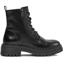 Schnürstiefeletten Geox D Iridea F D16HRF 00043 C9999 Schwarz