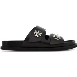 Pantoletten Tory Burch T Lock Sport Slide 175640 Schwarz