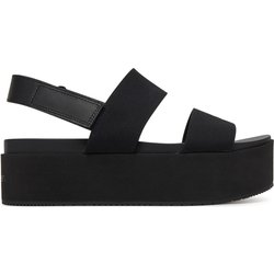 Sandalen Calvin Klein Jeans Flatform Sandal Sling In YW0YW01788 Schwarz