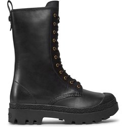 Schnürschuhe Coach Tasha Leather Boot CN100 Schwarz
