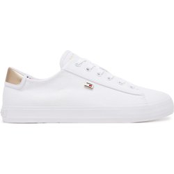 Sneakers Tommy Hilfiger Vulc Canvas Lace Up Sneaker FW0FW08647 WeiĂź