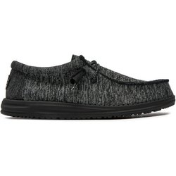 Mokassins Hey Dude Wally Sport Knit 40536-060 Schwarz