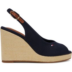 Espadrilles Tommy Hilfiger Flag High Wedge Espad Slingback FW0FW08597 Dunkelblau