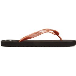 Zehentrenner Calvin Klein Jeans Beach Sandal Monologo Tpu YW0YW01719 Goldfarben