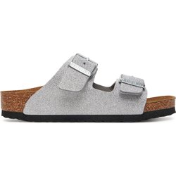 Pantoletten Birkenstock Arizona Kids 1030477 Silberfarben