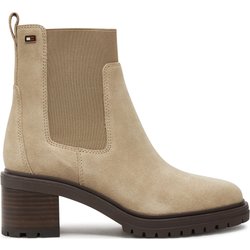 Klassische Stiefeletten Tommy Hilfiger FW0FW08429 Beige