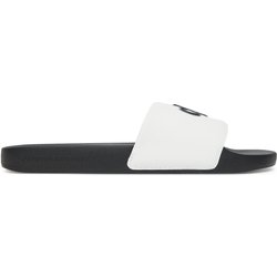 Pantoletten Calvin Klein Jeans Slide Jelly Mono Pu YM0YM01281 Weiß