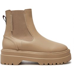Klassische Stiefeletten Tommy Hilfiger Chelsea FW0FW08162 Beige