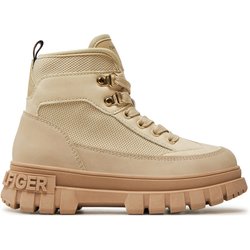 Schnürschuhe Tommy Hilfiger Lace-Up Bootie T3A5-33602-1698 M Beige