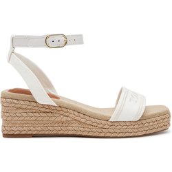 Espadrilles Tommy Hilfiger Tommy Hilfiger Espad Mid Wedge FW0FW08805 Écru