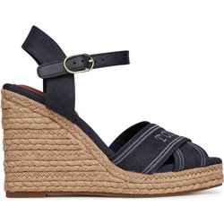 Espadrilles Tommy Hilfiger Tommy Hilfiger Espad High Wedge FW0FW08668 Dunkelblau