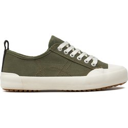 Sneakers aus Stoff EMU Australia Hosier W13022 Khakifarben