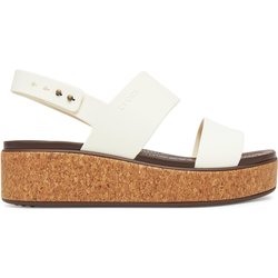 Sandalen Crocs Brooklyn Cork Low Wedge 211144 Écru