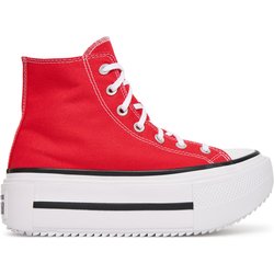 Sneakers aus Stoff Converse Chuck Taylor All Star Lift Double Stack A15542C Rot