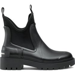 Gummistiefel Calvin Klein Jeans Mid Rainboot Chelsea YW0YW01034 Schwarz