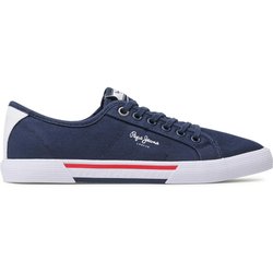 Sneakers aus Stoff Pepe Jeans Brady Men Basic PMS30816 Dunkelblau