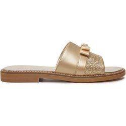 Pantoletten Tommy Hilfiger Sandal T4A2-33942-0572 S Goldfarben