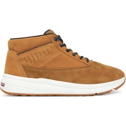 Schnürschuhe Tommy Hilfiger Hilfiger W Nbk Sde Hybrid Boot FM0FM05609 Khakifarben