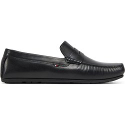 Mokassins Tommy Hilfiger Corpoarte Hilfiger Lth Driver FM0FM04810 Schwarz
