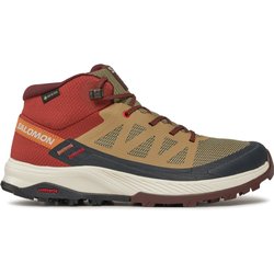 Trekkingschuhe Salomon Outrise Mid Gtx L47143700 Braun