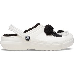 Pantoletten Crocs Classic Lined Iam Panda Bear Clog T 210395 Weiß