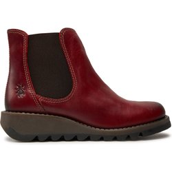 Klassische Stiefeletten Fly London Salvfly P143195004 Dunkelrot