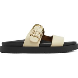 Pantoletten Tommy Hilfiger FW0FW08512 Écru