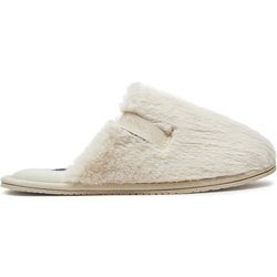Hausschuhe Calvin Klein Jeans Hotel Slipper Fur After Glow YW0YW01593 Écru