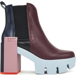 Stiefeletten United Nude Grip Chelsea Mid IV 1095992516 Dunkelrot