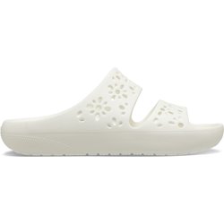 Pantoletten Crocs Classic Floral Cutout Sandal 210966 Weiß