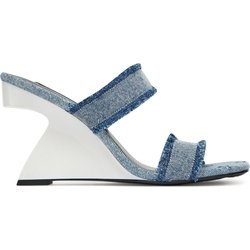 Pantoletten KARL LAGERFELD Waverly KL34611D Blau