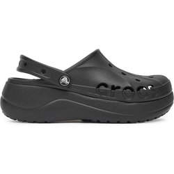 Pantoletten Crocs BAYA PLATFORM CLOG 208186-001 Schwarz