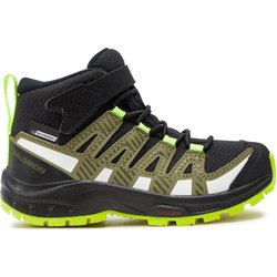 Trekkingschuhe Salomon Xa Pro V8 Mid Climasalomon™ Waterproof L47289600 Schwarz