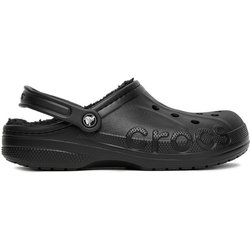 Pantoletten Crocs C-BAYA LINED CLOG 205969-060 Schwarz