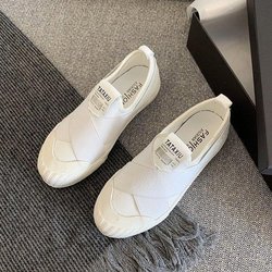 Damenschuhe Shell-Toe Weiße Schuhe Sneakers Damen Flache Schuhe Damen Loafer Sportschuhe Damenschuhe Damen 40 weiß