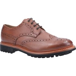 Cotswold Herren Quenington Commando Schnürkleid Lederschuh 8 UK braun