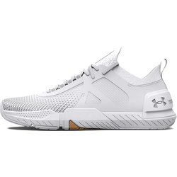 Under Armour TriBase Reign 3 Weiß Metallic Silber Herren Sneaker 3025340-100 45.5