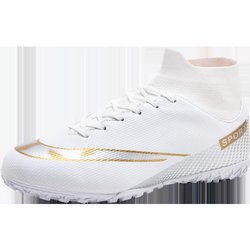 2024 Neue High-Top-Fußballtrainingsschuhe für Kinder – Lange Nägel, Abgebrochene Nägel, Große Größe 47 46