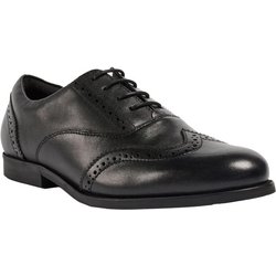 Lee Kinder/Kinder Leder Schulschuhe 5 UK schwarz