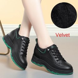 Herbst und Winter Neue Freizeitschuhe für ältere Menschen und Menschen mittleren Alters und im Reisebereich Sportschuhe Bequeme weiche Lederschuhe mit weicher Sohle Frühling und Herbst Damenschuhe 39